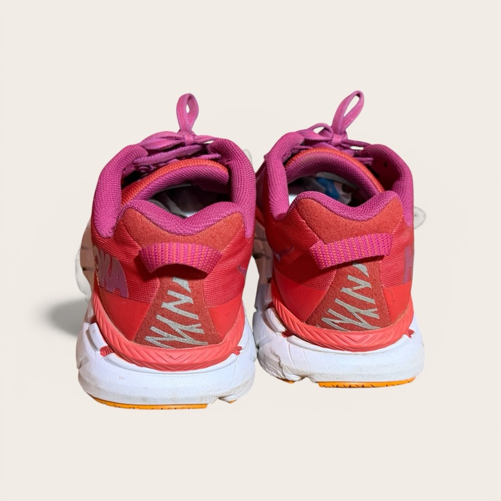 Hoka One One Clifton 6  Pink Running Shoes Women’s Size 8.5 - Picture 4 of 6